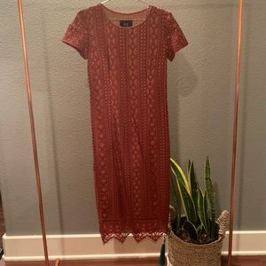 Goldie Lace Midi Dress